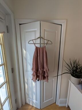 ASOS Ruffled Pleated Dress